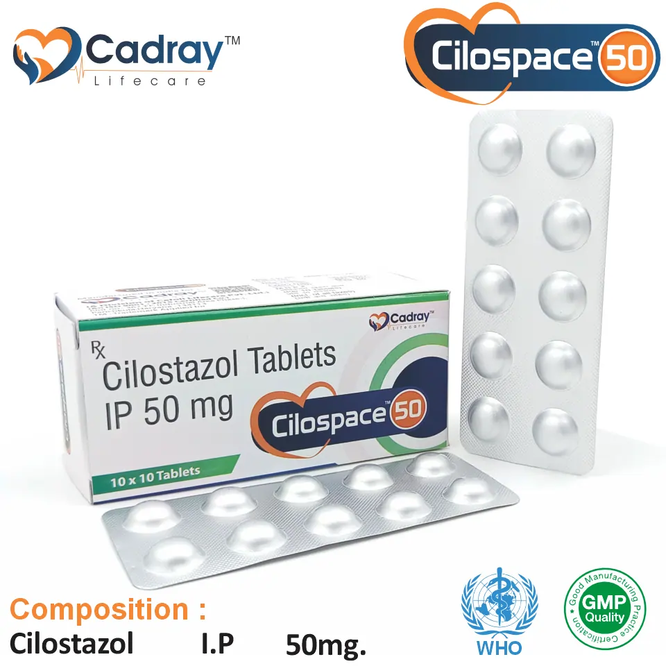 Cilostazol 20mg Tablet | Antiplatelet Segment | Best Price for PCD Pharma Franchise